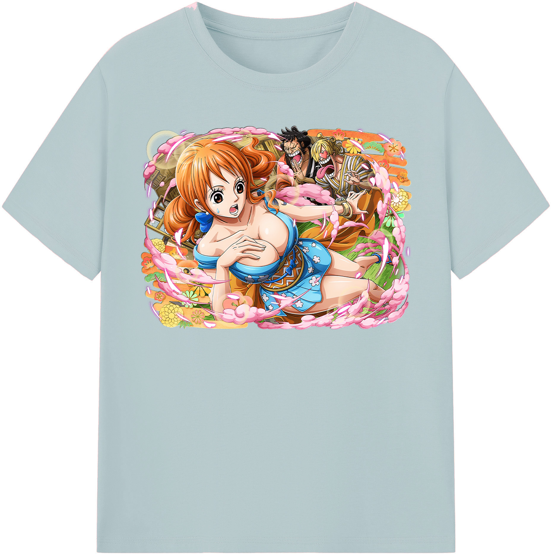 ワンピース ナミ ONE PIECE Nami 綿100％半袖Tシャツ（フロントプリント）